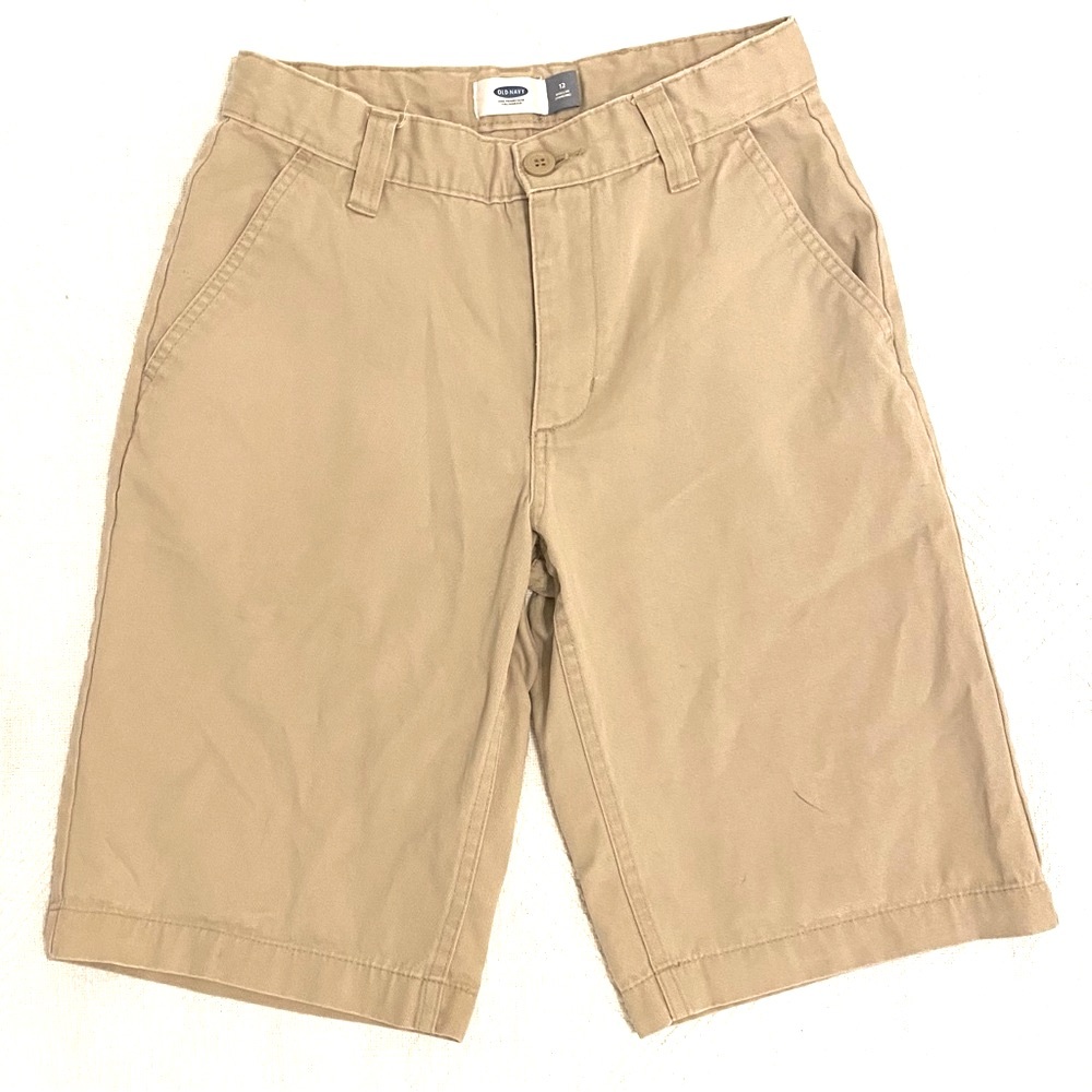 💙 Old Navy Boys Khaki Shorts Size 12